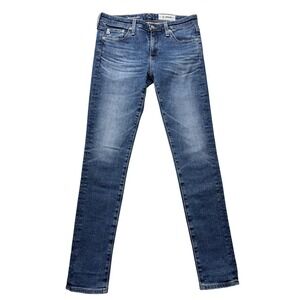 AG‎ Adriano Goldschmied The Legging Ankle Super Skinny Jeans Women's 26R Blue
